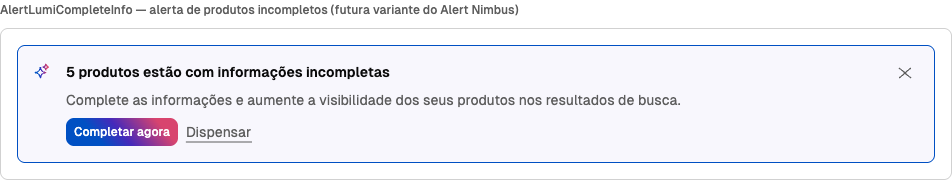 Alert con estilo de IA